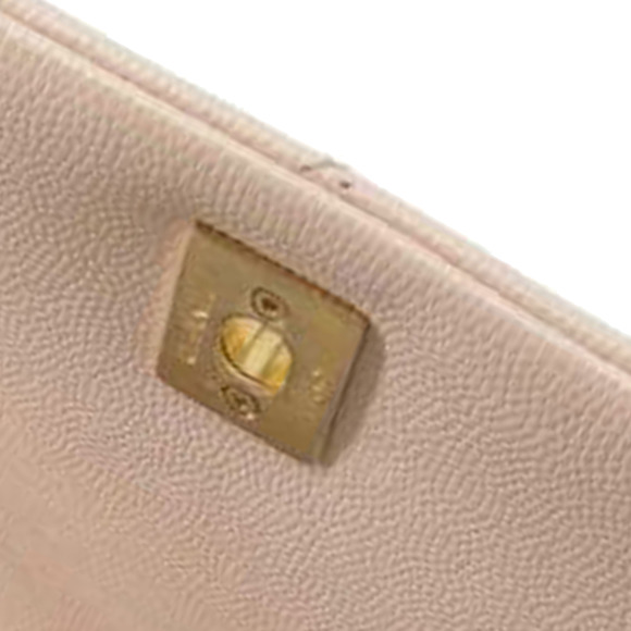 CHANEL Medium Cream Caviar Fashion Flap Bag - Picture 14 of 17